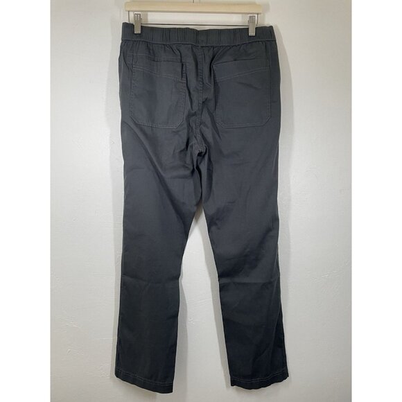 Pact Grey Daily Twill Midweight Pant in Storm Size M/ 30” L Drawstring Organic - Picture 3 of 13